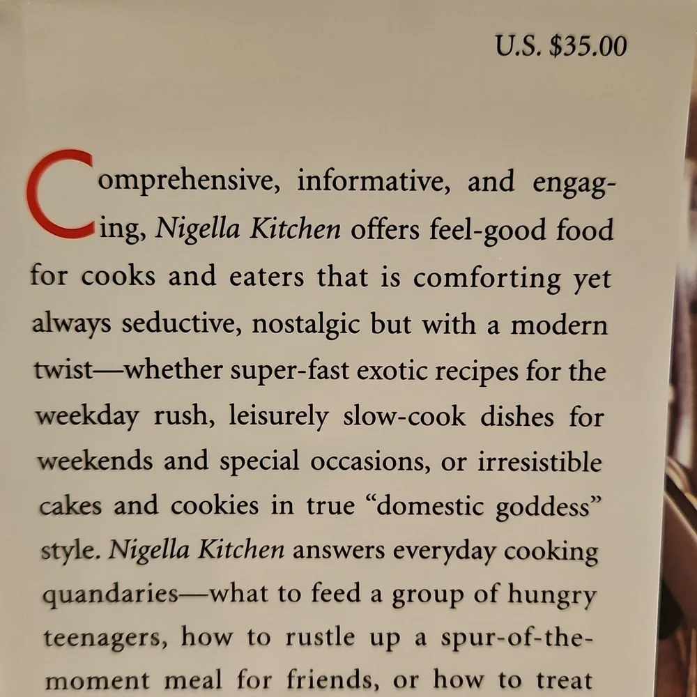 NIGELLA KITCHEN by Nigella Lawson cookbook